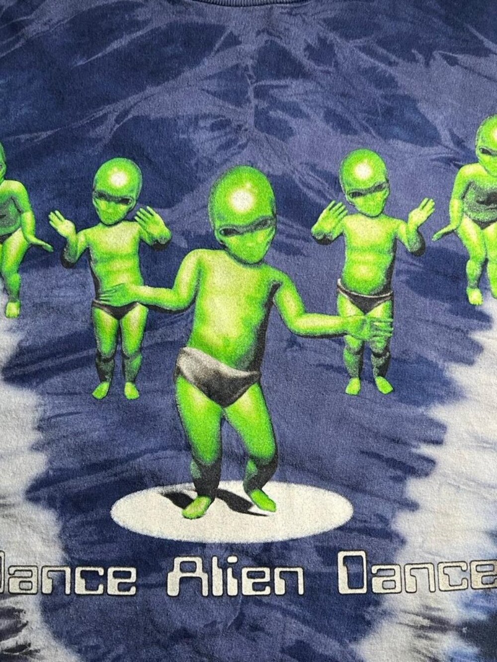 90s Alien Workshop Tie-Dye Dance Alien Dance Long Sleeve